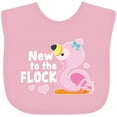 thumbnail image 3 of Inktastic New to the Flock Cute Baby Flamingo Boys or Girls Baby Bib, 3 of 4