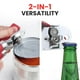 thumbnail image 3 of Abrelatas Manual Zulay Kitchen Rojo con Abridor de Botellas y Asas de Agarre Suave, 3 of 8