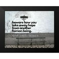 thumbnail image 2 of ArtsyQuotes 24x19 Black Modern Framed Museum Art Print Titled - Oliver Wendell Holmes, Jr. Quote: Hope, 2 of 5