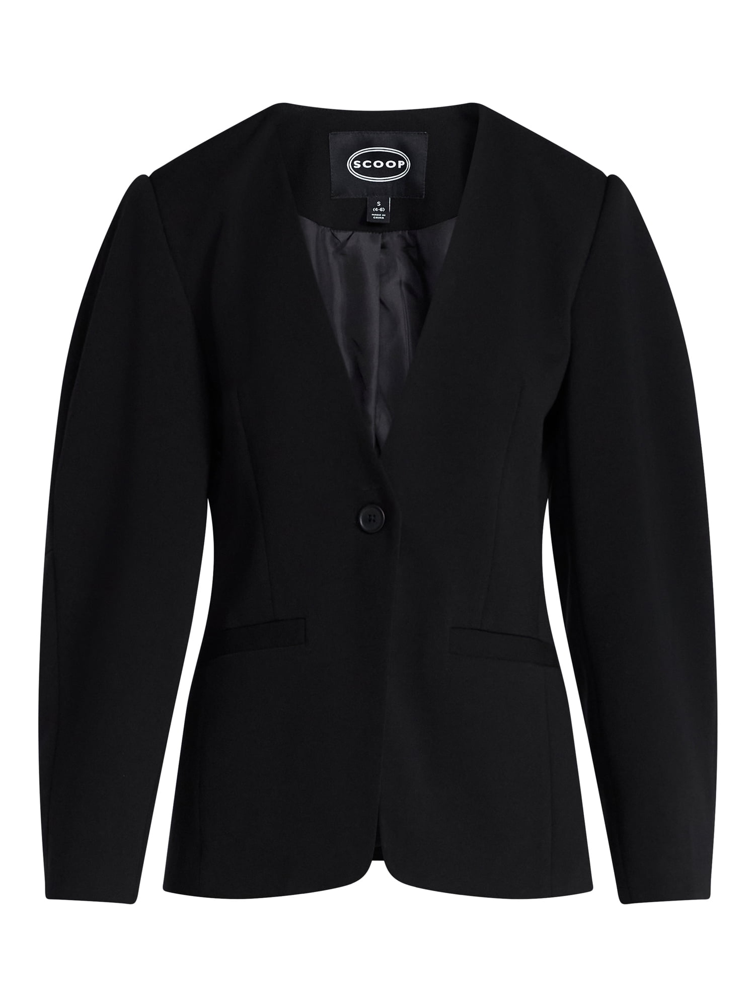 Scoop Women's Barrel Sleeve Blazer, Sizes XS-XXL