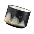 thumbnail image 2 of Taza de té de cerámica, taza de té de Kung Fu, taza de Sake, juego de té clásico de , taza de Espresso para , Sake, Yerba Mate , Negro, Copa recta, 2 of 8