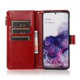 thumbnail image 2 of Samsung Galaxy S20 FE Case, Dteck Zipper Purse PU Leather Folio Magnetic Wallet Credit Card Slot Shock Protection Phone Cover with Hand Strap for Samsung Galaxy S20 FE 5G, Red, 2 of 7