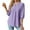 Purple, variant on Scyoekwg Womens Short Sleeve Tops Womens Summer Fashion Ladies Blouses Dressy Casual Cute T Shirts Short Sleeve Loose Trendy Going Out Tops