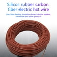 thumbnail image 3 of Riwesomey Cable de calefacción, Cable para calentar el suelo, suministros para el hogar, superficie aislante, fibra de carbono de silicona, Suministros de soldadura, 3 of 5