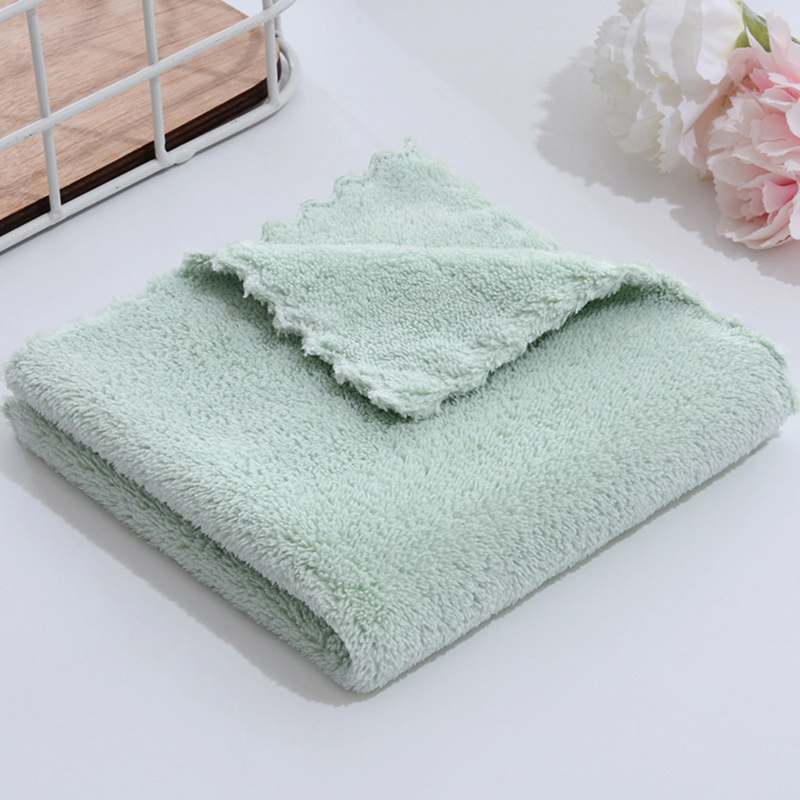 24 Pack Kitchen Dishcloths - Does Not Shed Fluff - No Odor