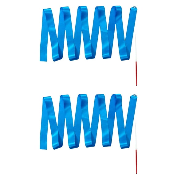 Gymnastic Ribbon Sparkling Dance Ribbon Twirling Batons Long Ribbon Streamers Rhythmic Gymnastics for Artistic Dancing