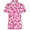 Pink-D, variant on Tops For Women Trendy Trendy T Shirts Short Sleeve Floral Print Tops Everyday Casual Sporty Wear Shirts For Women