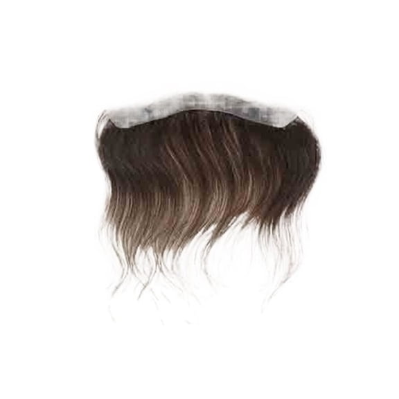 Men's Capillary Prosthesis Straight Human Hair System 0.06mm Thin Skin Frontal Hairline