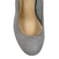 thumbnail image 4 of Breckelles CK32 Women Suede Round Toe Platform Wedge Heel, 4 of 5
