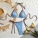 thumbnail image 1 of Traje de baño para mujer, bikini de moda de color liso con tirantes divididos, conjunto de dos piezas, trajes de baño para mujer, conjuntos de bikini para mujer, trajes de baño bikini para mujer, 1 of 3