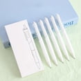 thumbnail image 2 of Dadiaei Retractable Gel Pens, 5 Pack, Fast Dry, Gel Pens Fine Point 0.7mm, Retractable Pens, Cute Pens, Gel Ink Pens, Morandis Series Black Pen, Fine Tip Pens, 2 of 6