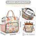 thumbnail image 5 of Pioneer Flower Floral Print Pattern Womens Lunch Box for Work,Insulated Large Lunch Bag for Tween and Teen,Loncheras Para Mujer,Leakproof Adult Lunch Bag for Work,Beach,Travel,Picnic,Camping, 5 of 7