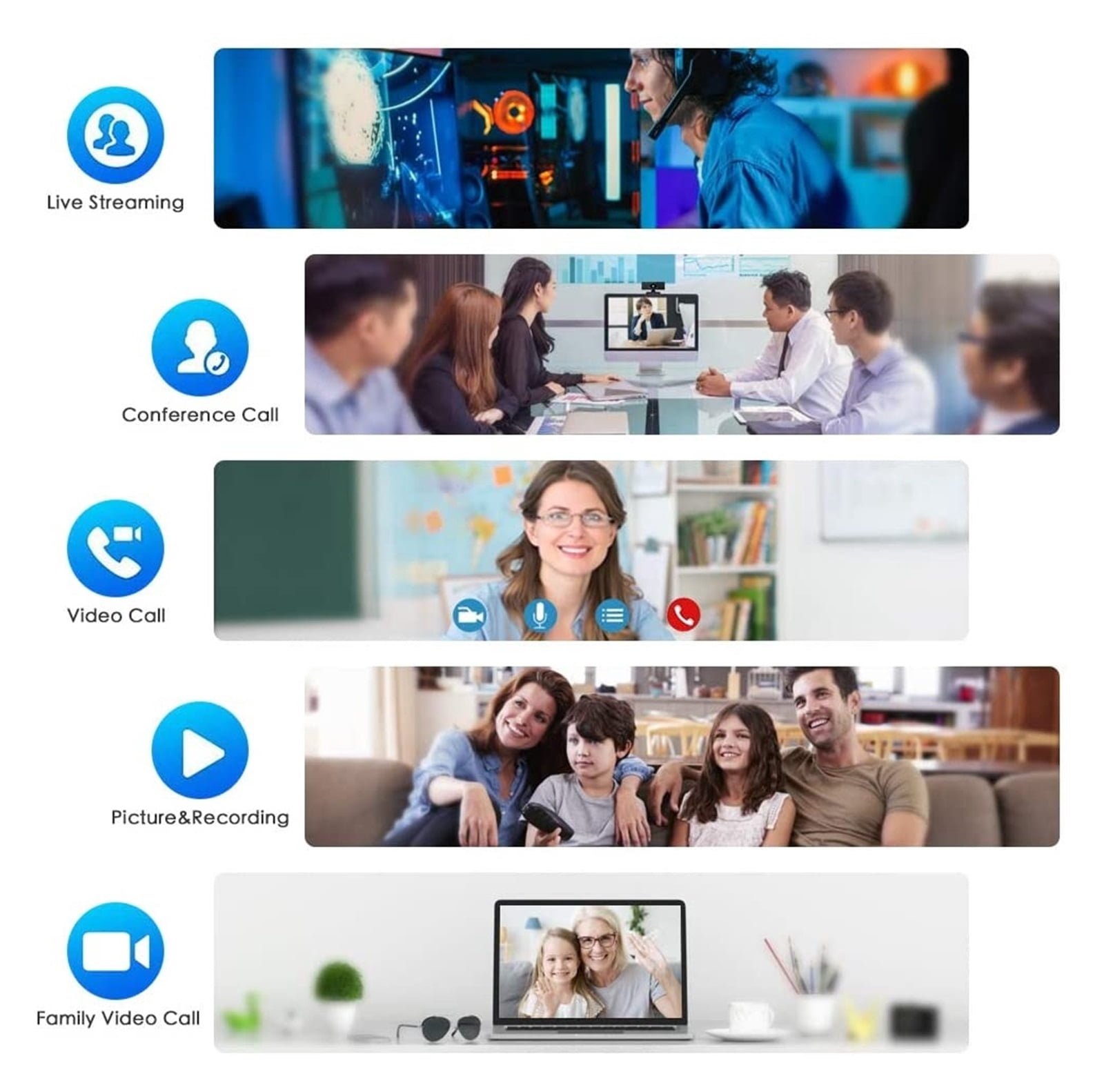 Webcam 1080P 720P Full HD Web Camera With Microphone USB Web Cam For PC Computer Laptop Live Streaming Mini Camera ,HD Video