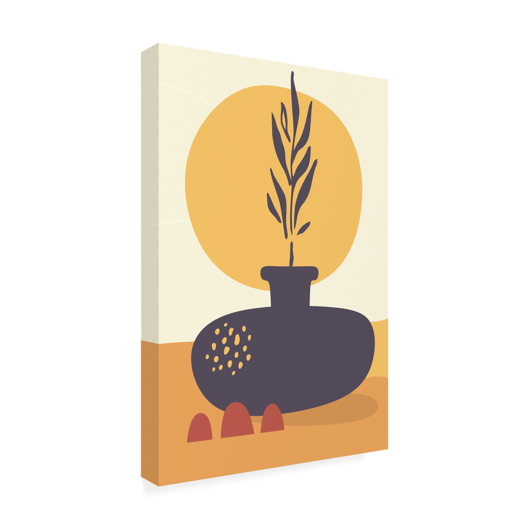 Trademark Fine Art jay stanley  Boho Botanicals Collection 2 Canvas Wall Art