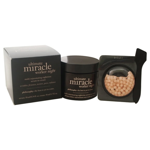 Ultimate Miracle Worker Night by Philosophy for Unisex - 1.7 oz Serum
