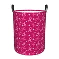 thumbnail image 1 of Balery Breast Cancer Awareness6 Cesta de ropa redonda con asas, impermeable, independiente, para ropa, juguetes, dormitorio y familia-Medium, 1 of 6