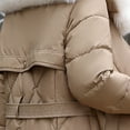 thumbnail image 2 of RYDCOT Womens Winter Coats Long Fashion Down Jacket Slim Large Collar Mid-Length Padded Jacket Thickened Jacket, 2 of 9