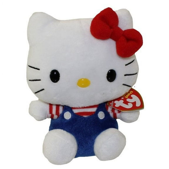 Ty Stuffed Animal & Plush Toy, Beanie Baby Hello Kitty, 5.5"