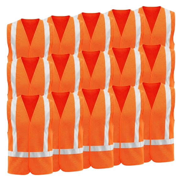 Hi Vis Reflective Safety Vest for Men Women - Breathable Mesh Work Vest ANSI/ISEA Compliant High Visibility Construction Vest