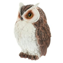 Resin Owl Animal Model for Home Decor Great Gifts 7 Inch