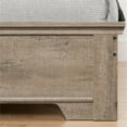 thumbnail image 3 of Pemberly Row Modern Queen Wood Platform Bed in Weathered Oak, 3 of 4