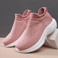 thumbnail image 3 of Women's Slip-On Walking Shoes, Lightweight and Breathable Mesh, Anti-Slip Casual Sneakers, 3 of 13