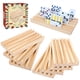 thumbnail image 1 of Juego de estantes de dominó GOTHINK de madera para dominó de tren mexicano, 1 of 6