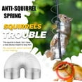 thumbnail image 4 of EIMELI 2Pcs Squirrel Proof Spring Squirrel Baffle Metal Spring Device Elastic Squirrel Barrier Spring Type Coil Anti-Squirrel Spring Device for Outdoor Bird Feeder Poles Accessories, 4 of 9
