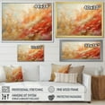 thumbnail image 4 of Designart "Golden Coral Reef Spiral In Brown I" Abstract Spirals Floater Framed Canvas Wall Art, 4 of 5