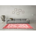 thumbnail image 3 of Ahgly Company Indoor Rectangle Abstract Red Modern Area Rugs, 5' x 8', 3 of 4