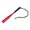 Red, variant on ZHUOPAI Aluminum Alloy Fishing Hammer Tool with Soft Handle, Heavy-Duty Fish Bat Knock Stick Accessories for Ice and Boat Fishing, 10.6 Inches / 27 cm, Red