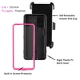 thumbnail image 6 of SOATUTO for Samsung A32 5G Case Full-Body Protective Built-in Screen Protector Kicksand Belt Clip Heavy Duty Dustproof Shockproof Anti-Scratch Armor Cover Samsung Galaxy A32 5G 4G - Pink, 6 of 7