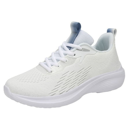 

Huanghuaa Women Shoes Mesh Breathable Sports Shoes Casual Shoes Lightweight Soft Soled Travel Running Shoes Sneaker Wedges Shoes for Women Wedding