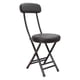 thumbnail image 4 of Silla plegable de campamento plegable acolchado para jardinería de picnic patio trasero Negro, 4 of 8