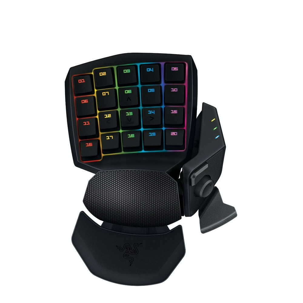Razer Orbweaver Chroma 30 Progammable Keys Adjustable Hand, Thumb, and PalmRest Modules