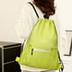 thumbnail image 3 of Mochila ligera con cordón y bolsillo grande para equipo deportivo. Material resistente e impermeable para estudiantes atletas, fútbol y actividades de playa. Aestivo | Amarillo | AESTIVO, 3 of 7