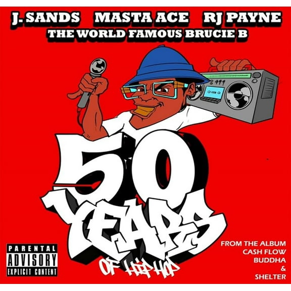 J Sands 50 Years Of Hip-Hop Feat. Masta Ace, Rj Payne And Brucie B (Vinyl Record)
