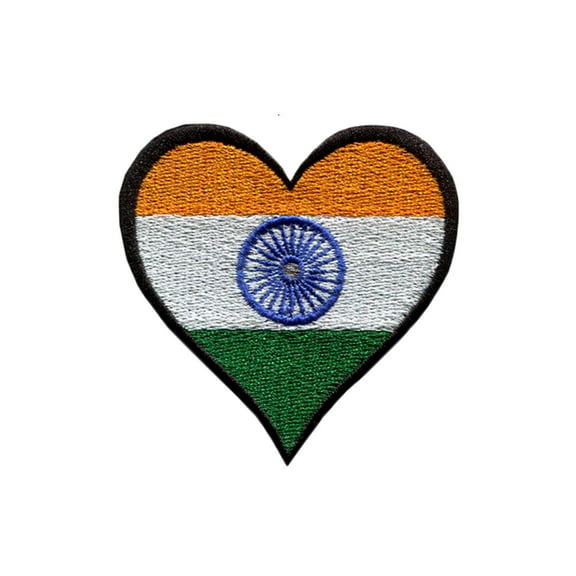 Ysmzzmsy 1 PCS Flag Patches Iron On or Sew On Embroidered Tactical Military National India Patch