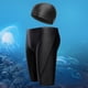 thumbnail image 3 of Culotte Pantalones cortos de natación con cordón ajustable para hombres Pantalones cortos de playa T CACAGOO Culotte, 3 of 7