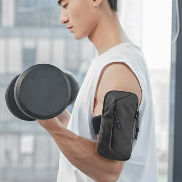 Bolsa de Brazo para Correr Yxj241211003 con Correa Ajustable E Impermeable para Teléfonos de 6,7 Pulgadas | Brazalete Ligero y Transpirable con Banda Fluorescente | Bolsa de Muñeca Multiusos para Cor