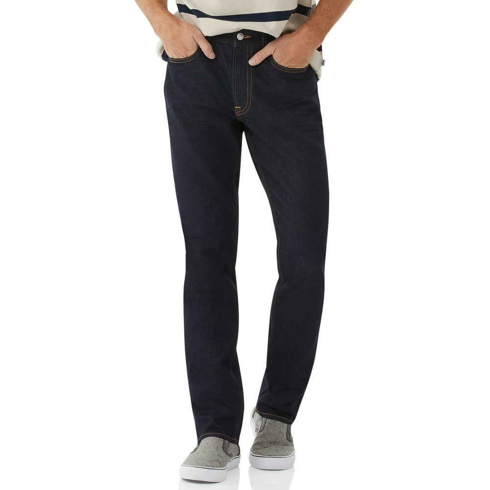 Free Assembly - Free Assembly Men's Athletic Slim Fit Jeans - Walmart ...