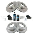 thumbnail image 2 of TRQ Ceramic Pad & Brake Rotor Front Rear Kit w/Fluids for 01-07 Toyota Sequoia BKA15962, 2 of 6