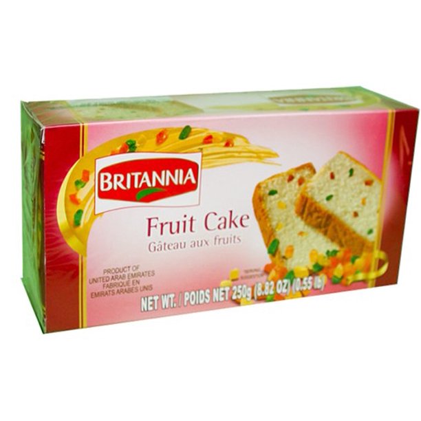 BRITANNIA FRUIT CAKE 250 GM