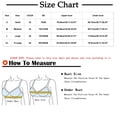 thumbnail image 2 of SMihono Stylish Women Sexy Thin Criss-Cross Bras Push Up No Steel Ring Comfortable Smoothing Solid Color Supportive Underwear Bras Gold L, 2 of 3