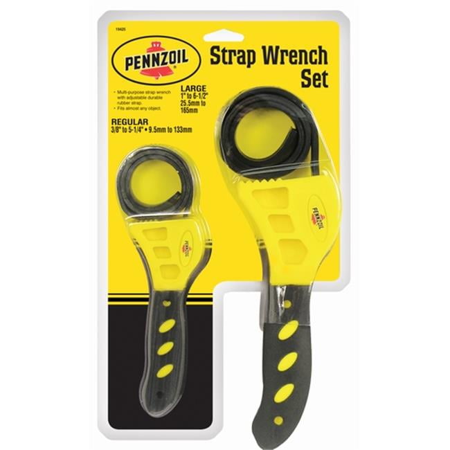 C Accessories Regular & Large Strap Wrench Set 2 Pieces