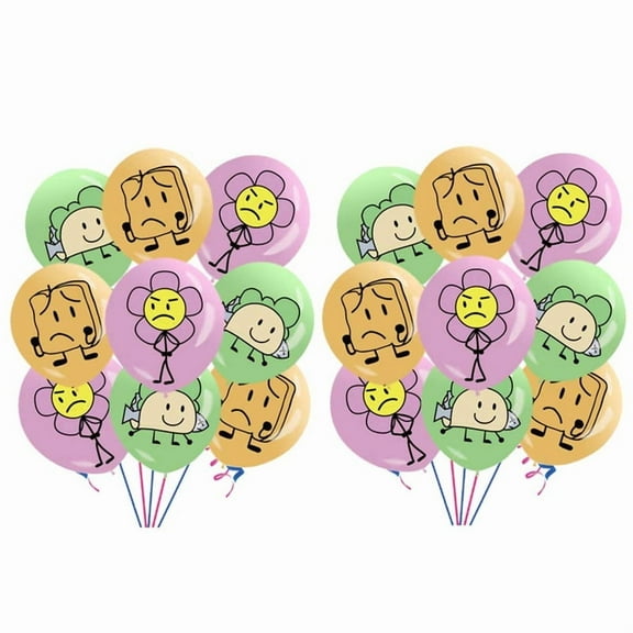 Battle for Dream Island Balloons Party Supplies Birthday Favors Decorations Decor Kit Latex