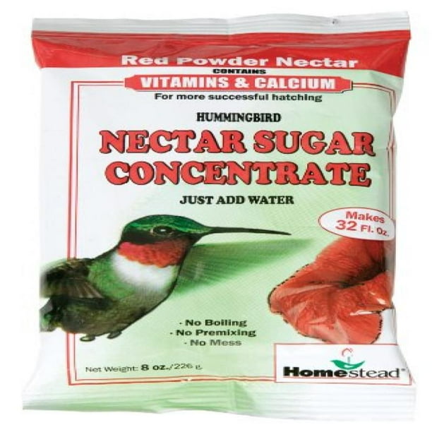 Homestead 8 oz Hummingbird Red Nectar Sugar Concentrate (Powder) 4305