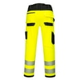 thumbnail image 2 of Portwest PW340 Hi-Vis Workwear Safety Pants Yellow/Black, 46, 2 of 8