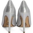 thumbnail image 6 of Chariot & Co: Mall- Womens Pointed Toe Stiletto Pumps - 4" Heels, Wedding and Dress Shoes Heel (Silver Shimmer, 6.5), 6 of 6