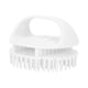 thumbnail image 5 of Masajeador de cuero cabelludo, cepillo de champú, ducha ergonómica, depurador de cuero cabelludo, lavado de cabello Blanco, 5 of 9